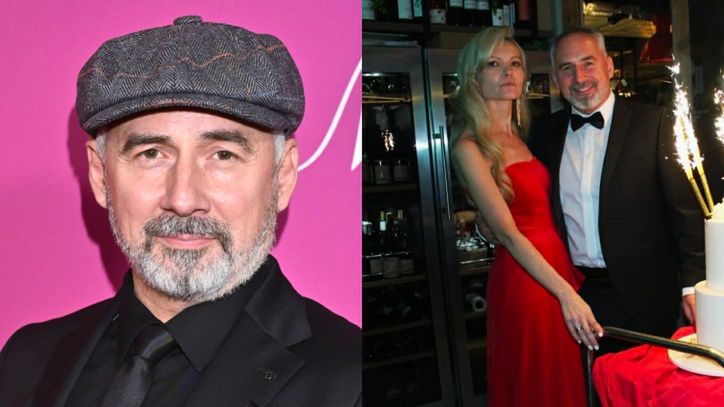 Jacek Kopczyński prezentuje kadr z wesela