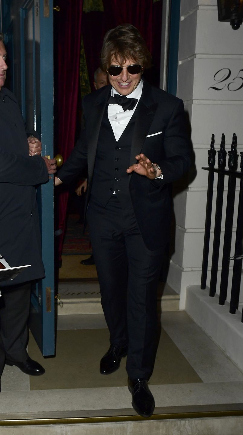 Tom Cruise na urodzinach Victorii Beckham 