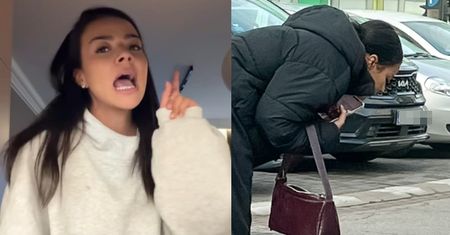 Wzburzona Lexy Chaplin tłumaczy się ze zdjęć paparazzi, na których PLUJE NA ULICY: "Co do kur*y"