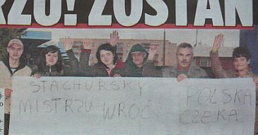 Fani płaczą po Stachurskim!