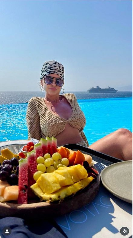 Maja Rutkowski z rodziną na wakacjach 