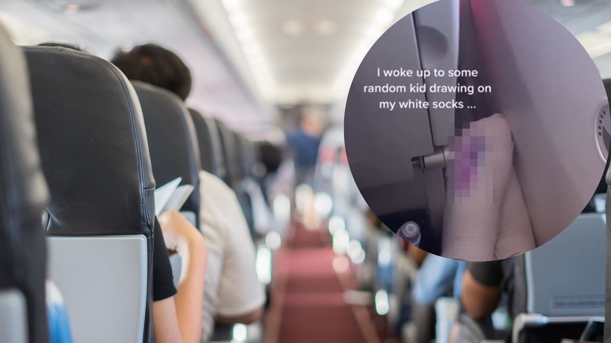 Zasnęła w samolocie. Kiedy się obudziła, była w szoku
