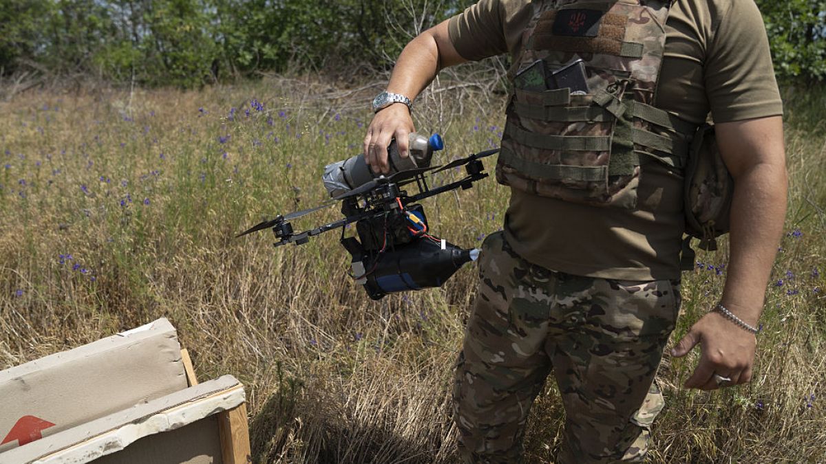 Ukraińcy wykorzystują m.in. siatki rybackie. Zdj. poglądowe