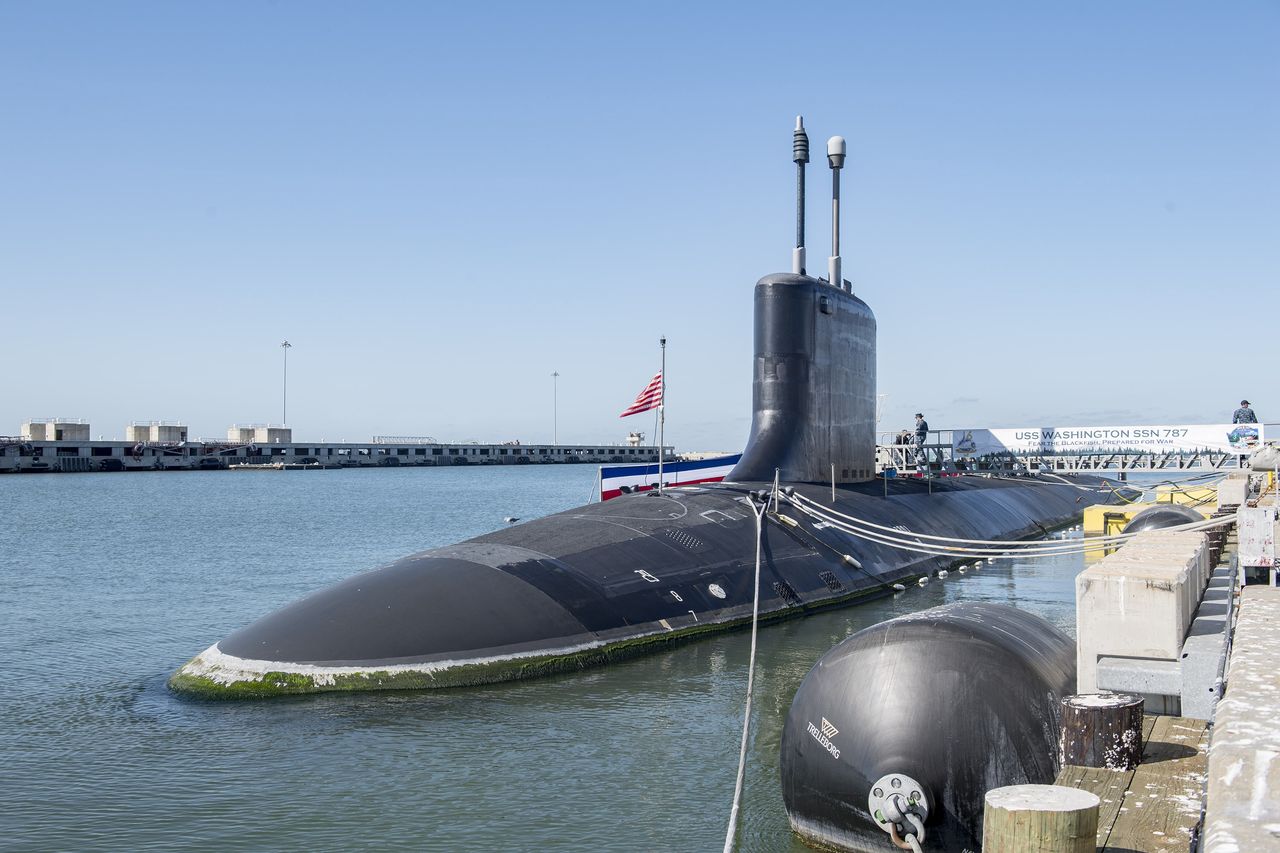 Submarine USS Washington awarded top honour for covert ops