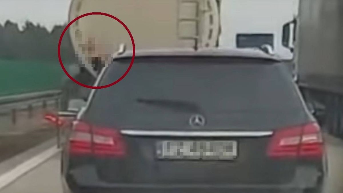 Pokazał środkowy palec kierującej fordem na autostradzie