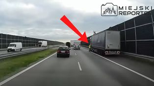 Sekundy przed tragedią na A2. Nagrali 71-latka