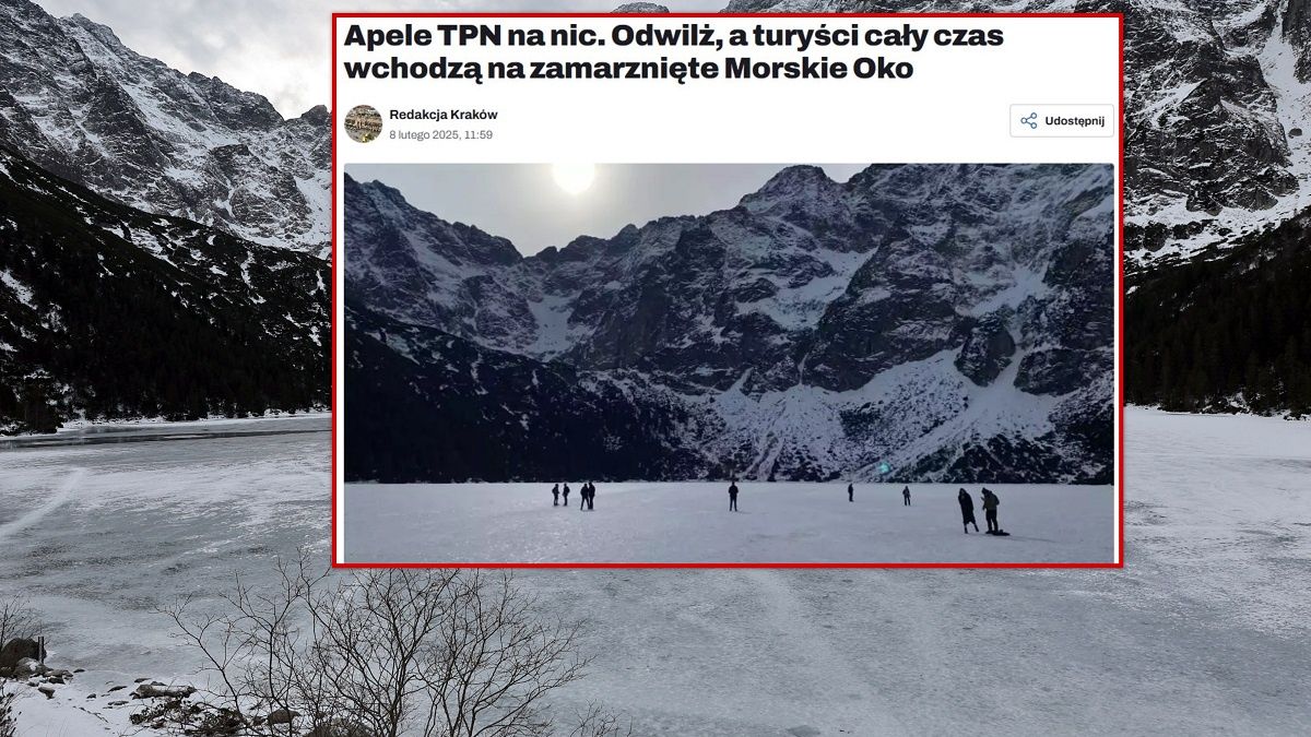 Turyści ignorują ostrzeżenia TPN.