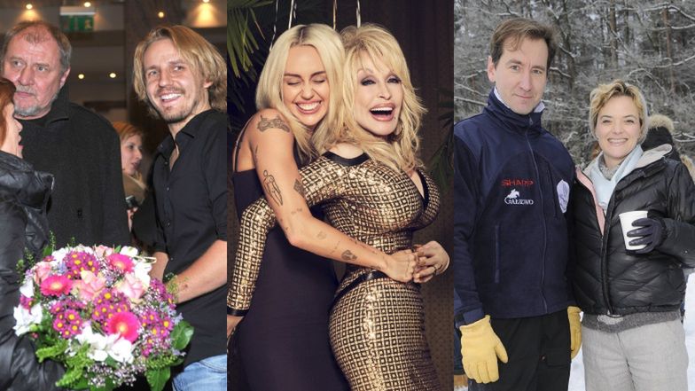 Te gwiazdy łączy COŚ WIĘCEJ, niż tylko show biznes: Monika Richardson i Piotr Kraśko, Miley Cyrus i Dolly Parton... (ZDJĘCIA)