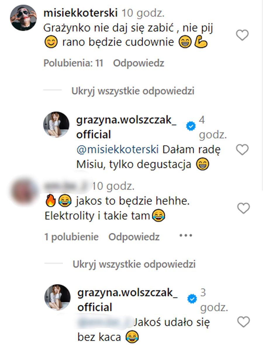 Grażyna Wolszczak świętuje Halloween