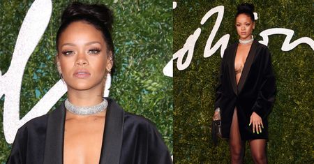 Rihanna w samej marynarce! (ZDJĘCIA)