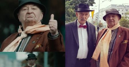 Bohdan Łazuka wystąpił w spocie Korwina! Razem z Liroyem
