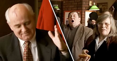 Najdziwniejsza reklama lat 90. To dzięki Pizza Hut większość pamięta Gorbaczowa