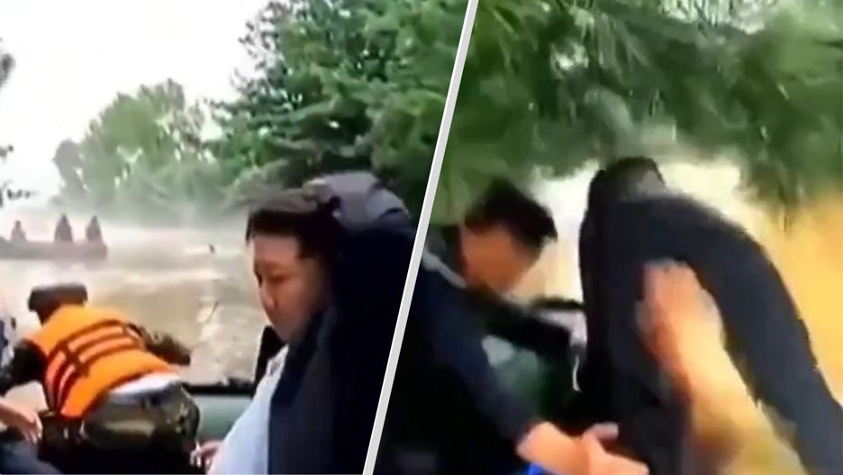 Drzewo zniszczyło fryzurę Kim Dzong Una