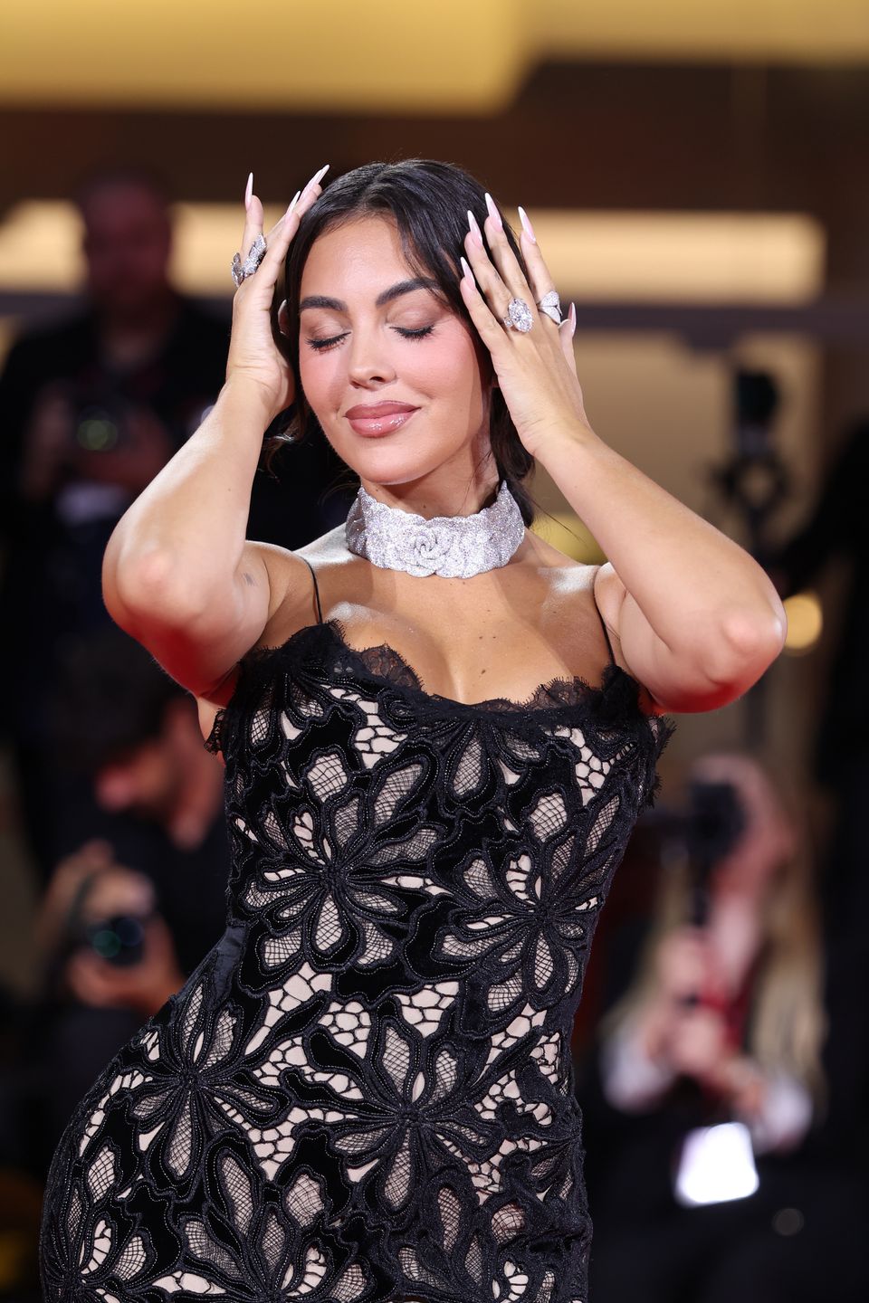 Georgina Rodriguez oślepia brylantami w Wenecji