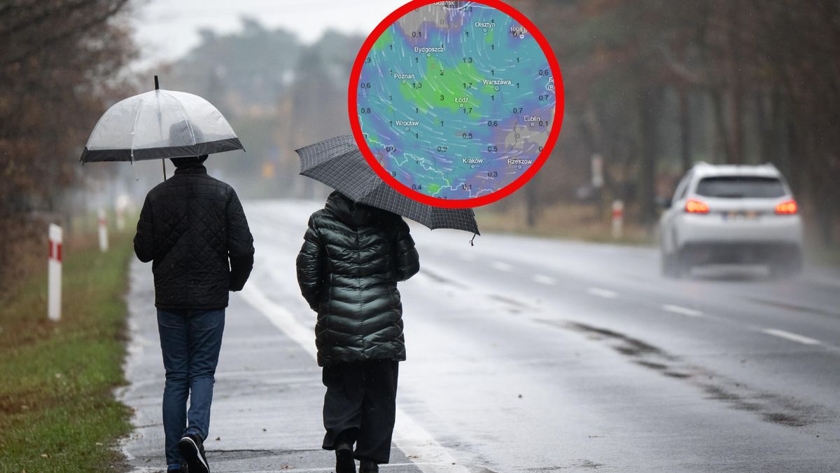 Pogoda w Polsce. Suną intensywne opady deszczu