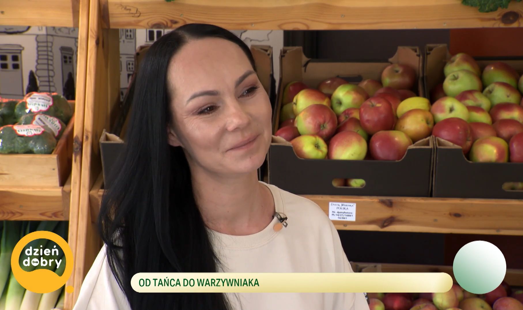 Nina Tryka prowadzi z bratem warzywniak