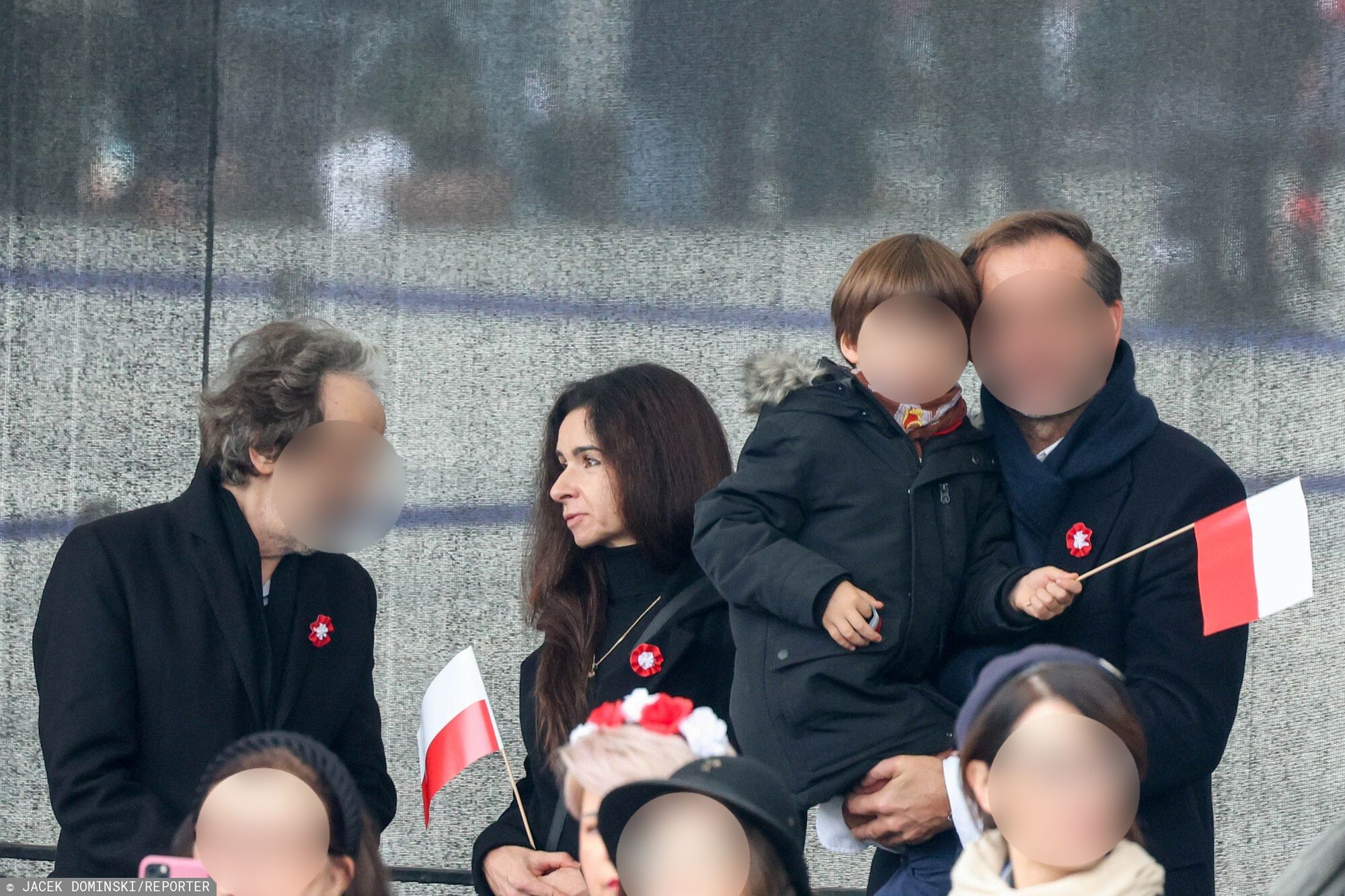 Marta Kaczyńska na obchodach Święta Niepodległości. Towarzyszyli jej bliscy