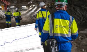 Rajd na akcjach KGHM. Miedziowy gigant zyskuje dzięki drożejącemu srebru