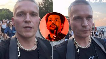 Dramat gwiazdora na koncercie The Weeknd. Zrozpaczony Pniewski musiał ZDJĄĆ outfit za tysiące złotych