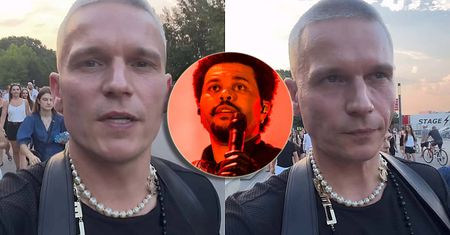 Dramat gwiazdora na koncercie The Weeknd. Zrozpaczony Pniewski musiał ZDJĄĆ outfit za tysiące złotych