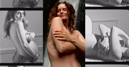 Olga Kalicka wygina się topless, eksponując ciążowy brzuch. "Nie mogę się napatrzeć na te ujęcia"