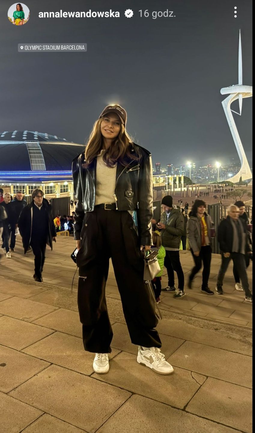 Anna Lewandowska kibicuje Robertowi w Barcelonie