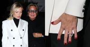 77-letni Mohamed Hadid OŚWIADCZYŁ SIĘ młodszej o 35 lat ukochanej? Na jej palcu błyszczy imponujący pierścionek (FOTO)