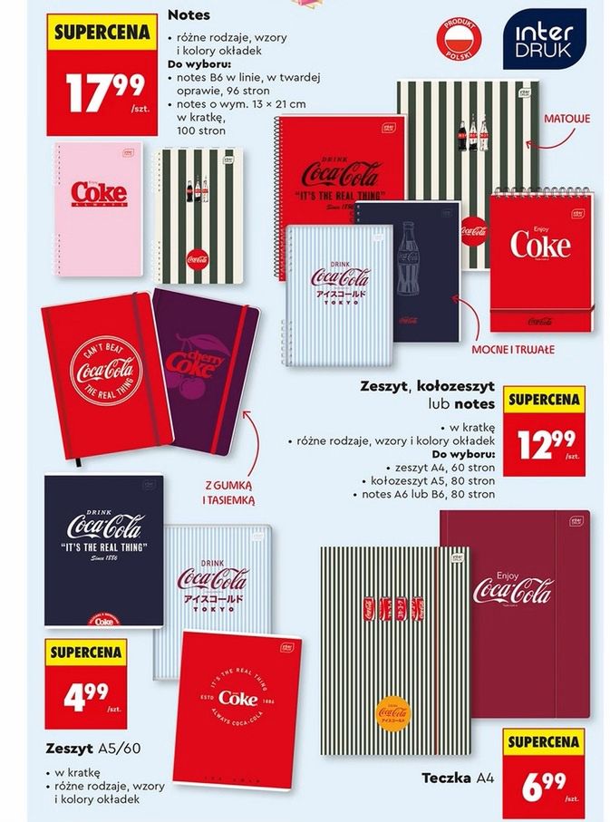 Promocja na artykuły szkolne w Biedronce