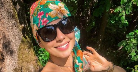 Dorota Gardias zachwyca w zielonym bikini. Internauci martwią się o jej zdrowie
