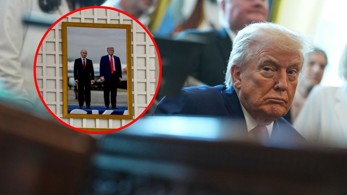 Trump powiesił zdjęcie z Putinem w Białym Domu
