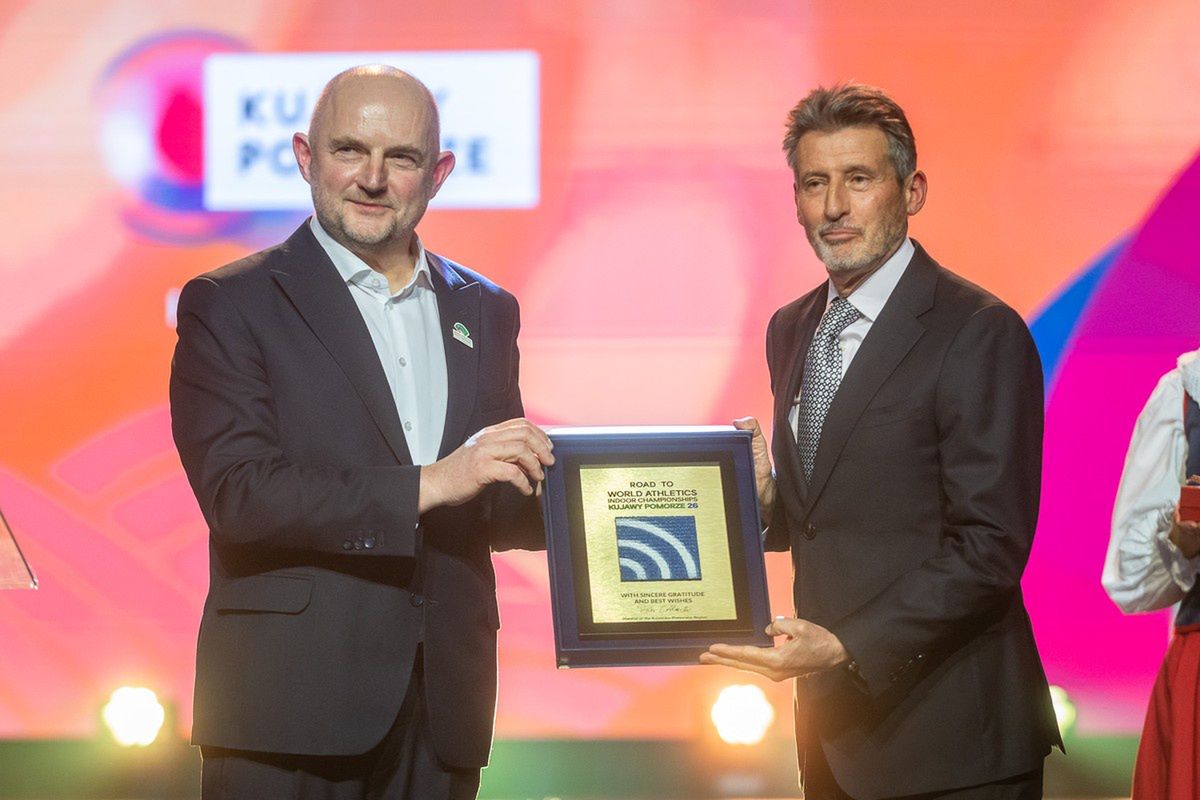 Marszałek Piotr Całbecki i Sebastian Coe