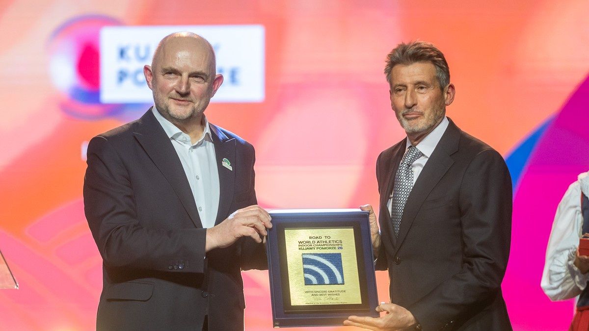 Marszałek Piotr Całbecki i Sebastian Coe
