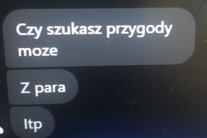 Treści wiadomości do Alicji