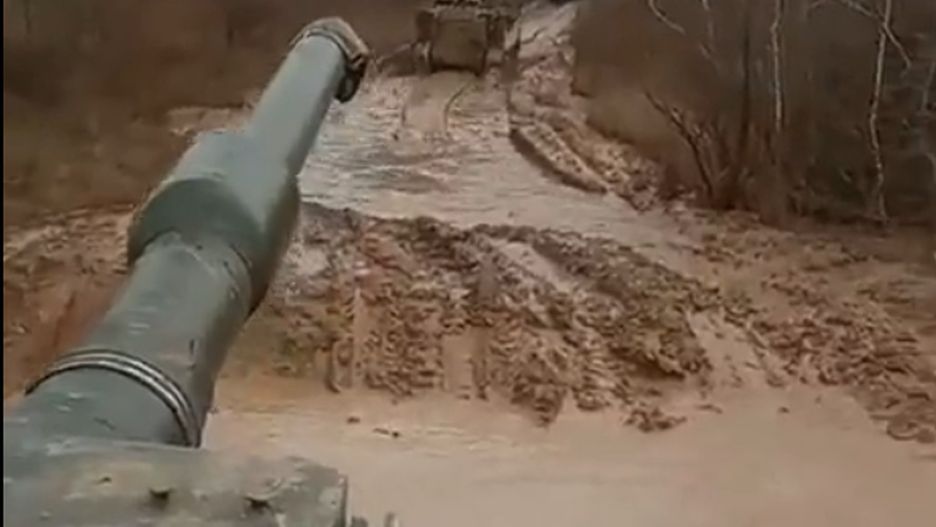 Ukraińcy pokazali "Leopardy 2A4 w akcji"