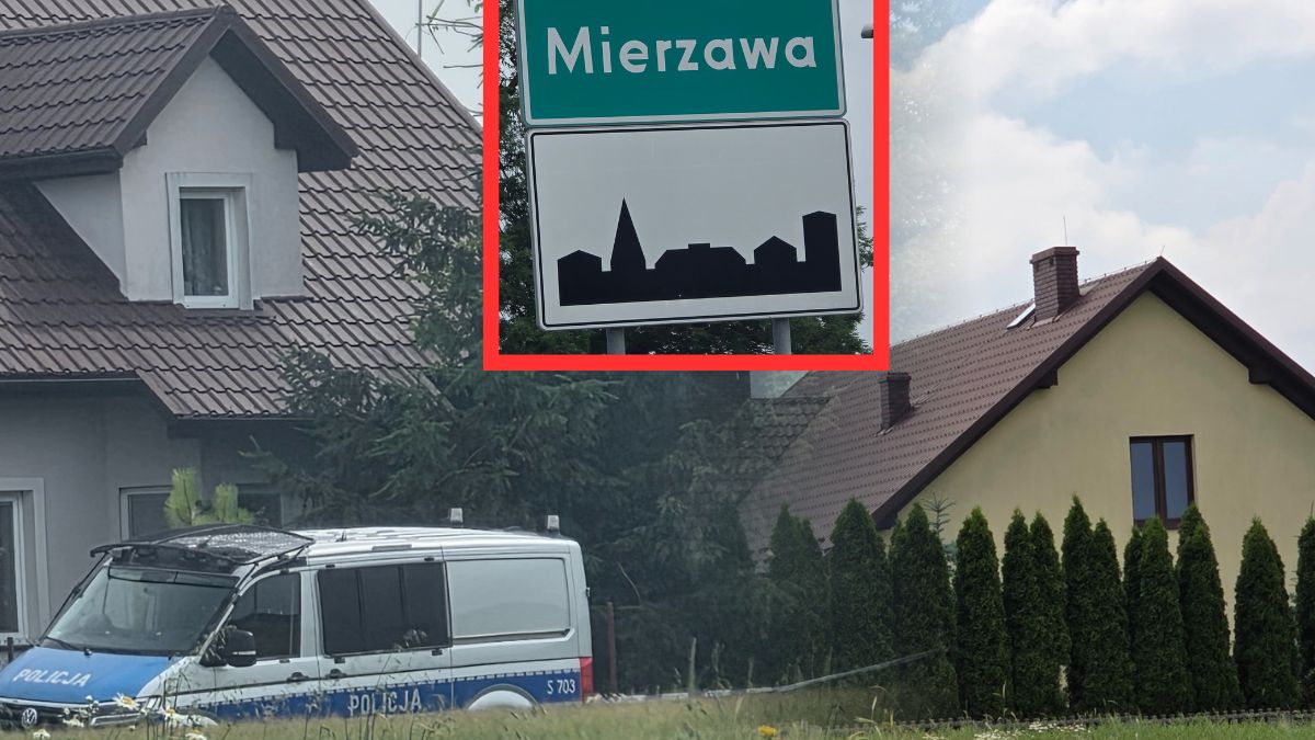 Domy w Mierzawie. Tutaj doszło do tragedii. Sąsiad zabrał głos.