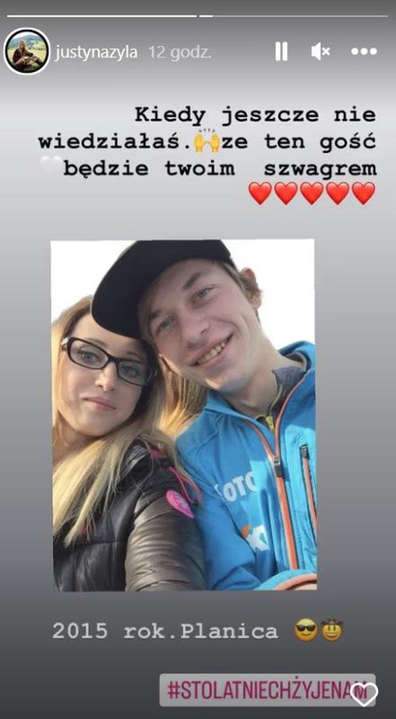 Justyna pokazała zdjęcie ze szwagem