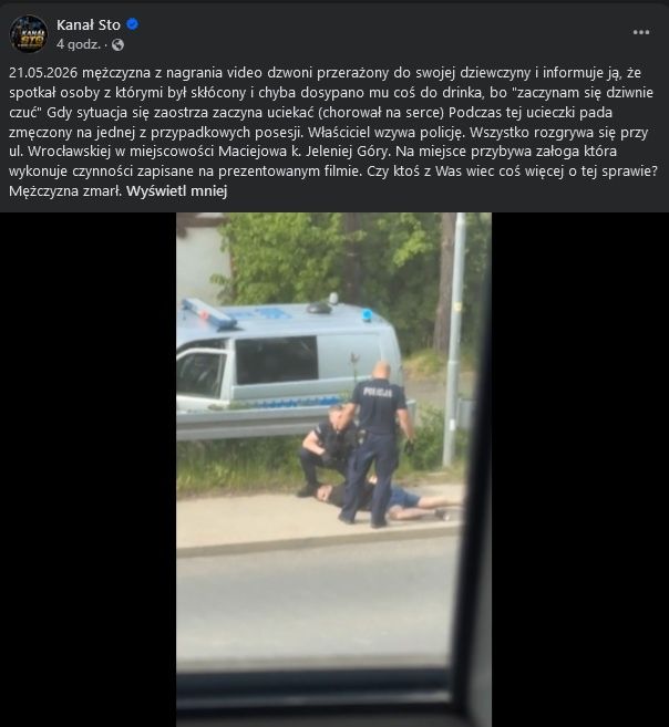 Screen z nagrania