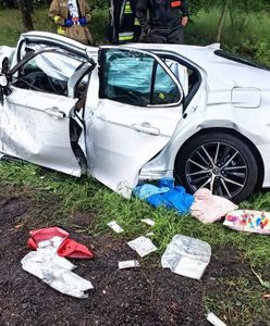 Poważny wypadek na DK25. Pięć osób ciężko rannych