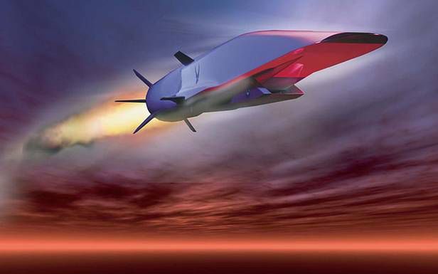 Artystyczna wizja X-51 w locie (Fot. Wikimedia Commons)