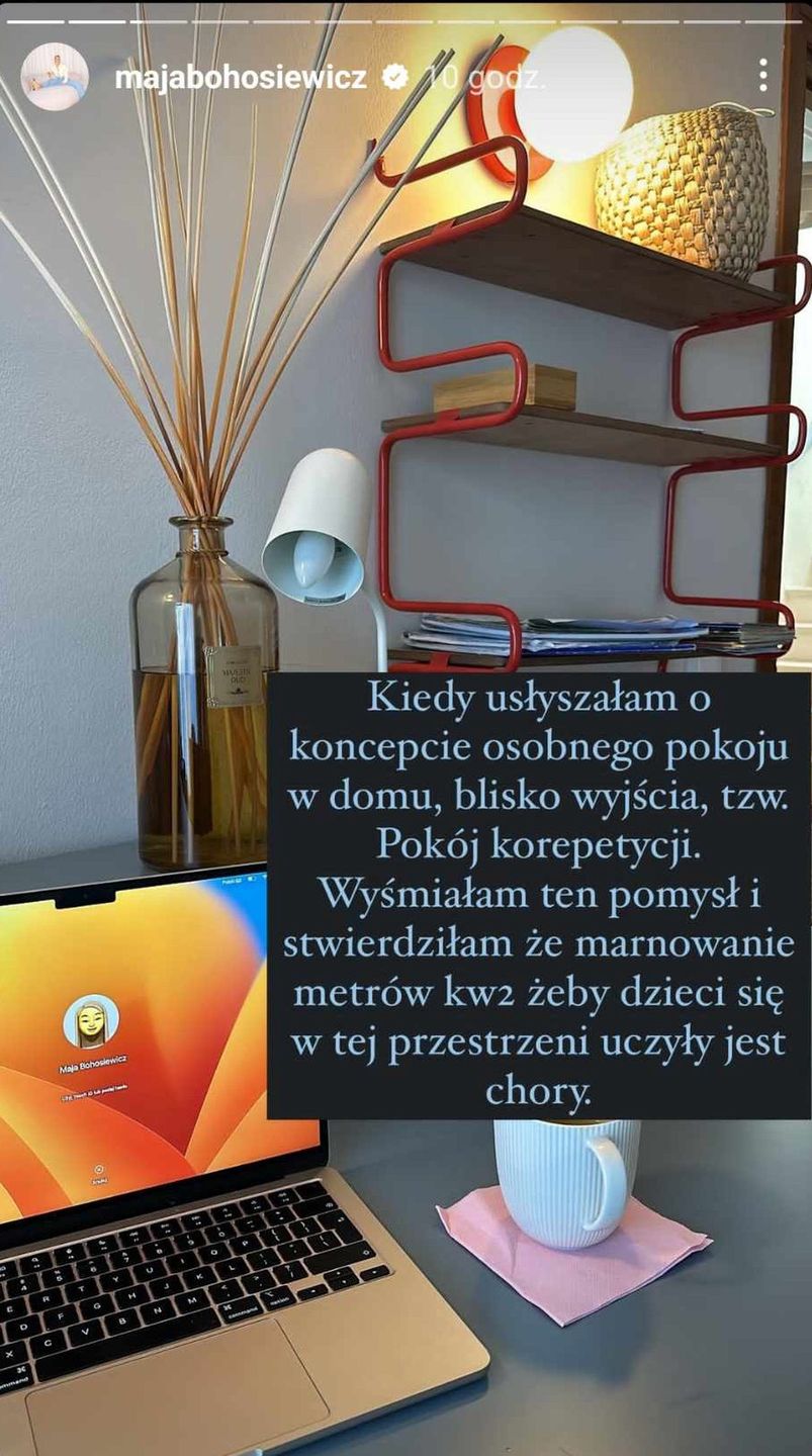 Maja Bohosiewicz urządziła dzieciom POKÓJ DO KOREPETYCJI