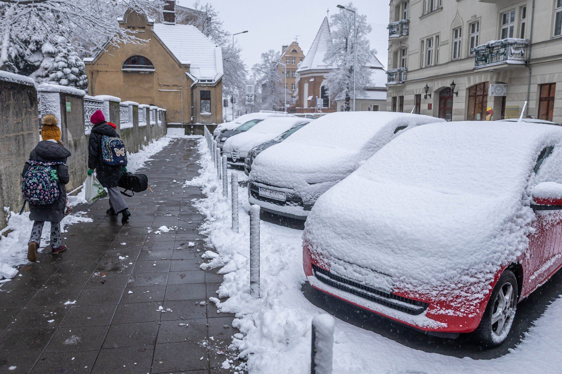 Zimowy poranek na Śródce
