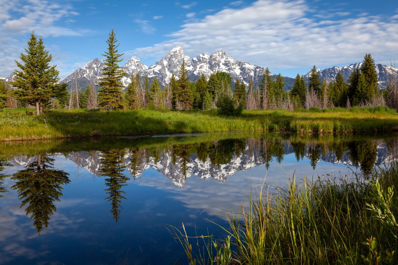 Grand Teton w stanie Wyoming