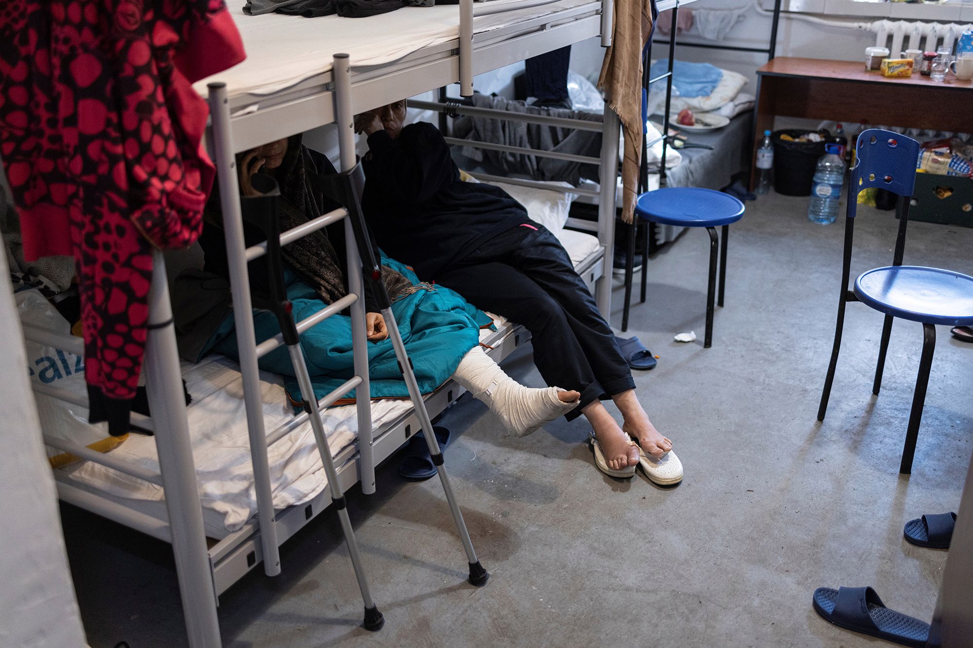 Migranci w białostockim ośrodku. Odwiedził ich fotograf agencji Reutera 2