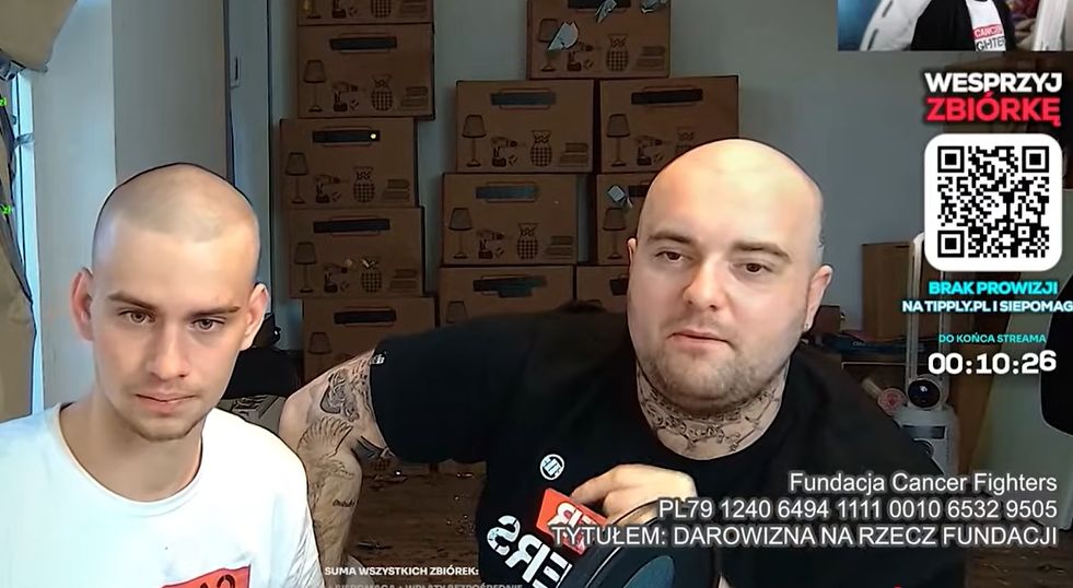 Fragment streamu Łatwoganga