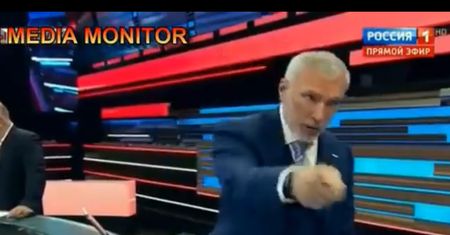 "Wszystkich was zabijemy!". Prowadzący z "Rossija 1" musiał zareagować
