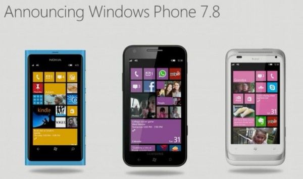 Windows Phone 7.8 Start Screen (fot. techdeville.com)
