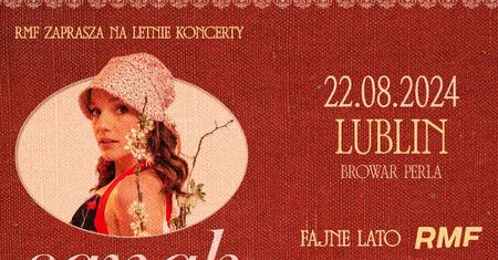 Fajne lato RMF: 22 sierpnia koncert sanah w Browarze Perła w Lublinie. Duże zainteresowanie biletami [CENA]