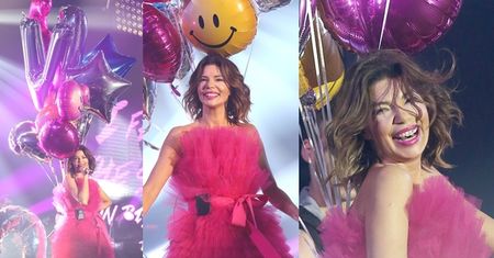 Edyta Górniak z balonami na scenie w Krakowie (ZDJĘCIA)