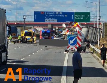 Tragedia na A1 pod Częstochową. Są ofiary śmiertelne - AKTUALIZACJA