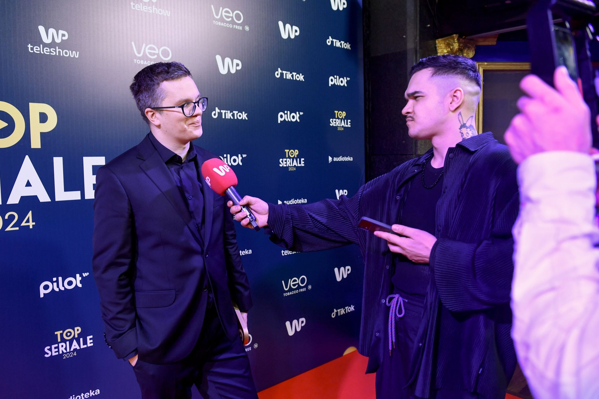 Jakub Rużyłło na gali Top Seriale